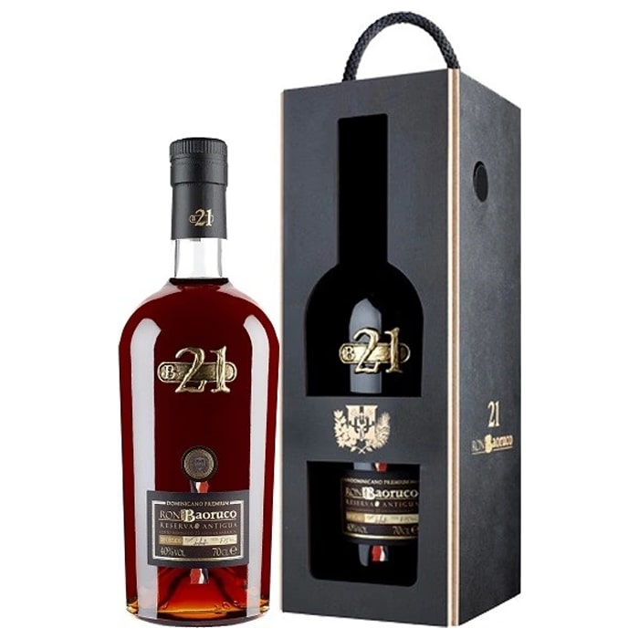 Baoruco 21yo 0,7l 40% + dárková krabička