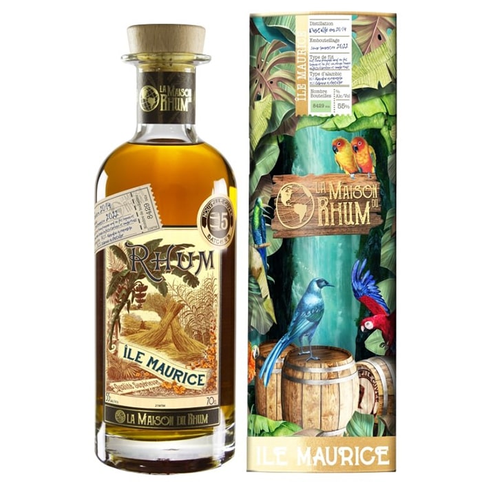 La Maison du Rhum Batch No.5 Mauritius 2014 0,7l 55% + dárková tuba