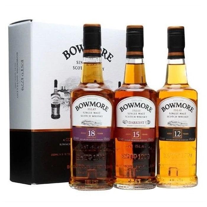 Bowmore Collection ( 12yo, 15yo, 18yo )