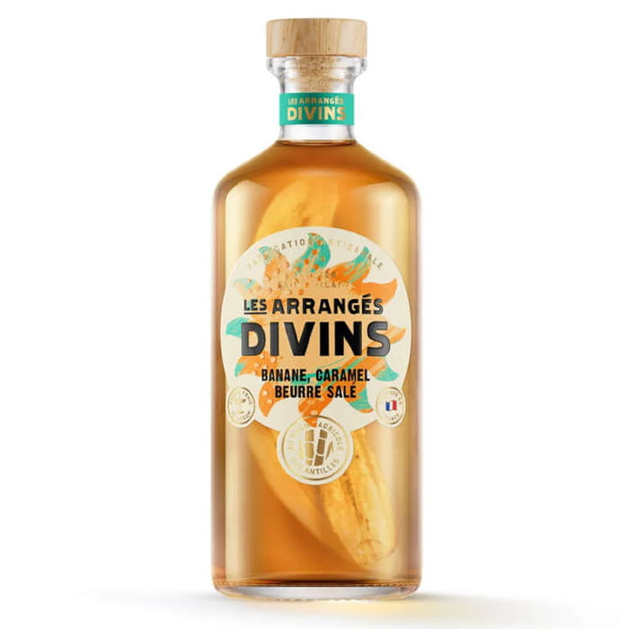 Les Arrangés Divins Banane, Caramel & Beurre Salé 0,7l 25%