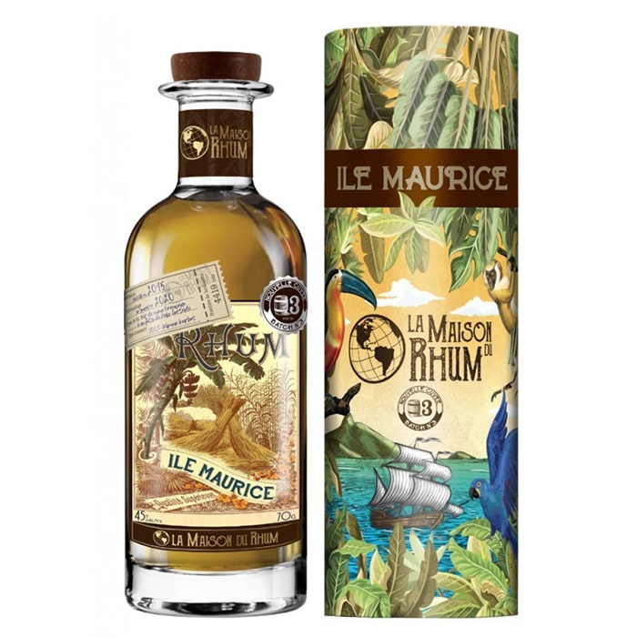 La Maison du Rhum Batch No.3 Mauritius 2015 0,7l 45% + dárková tuba