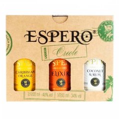 Espero Set ( Espero Orange, Espero Coconut and Rum, Espero Elixir ) 3x0,2l