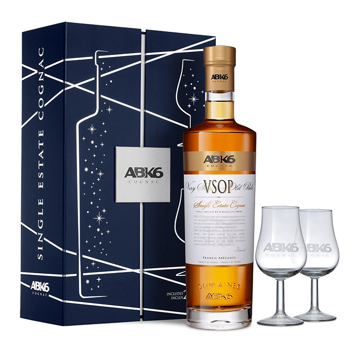 ABK6 VSOP Single Estate Cognac 0,7l 40% + dárková krabička 2x skleničky