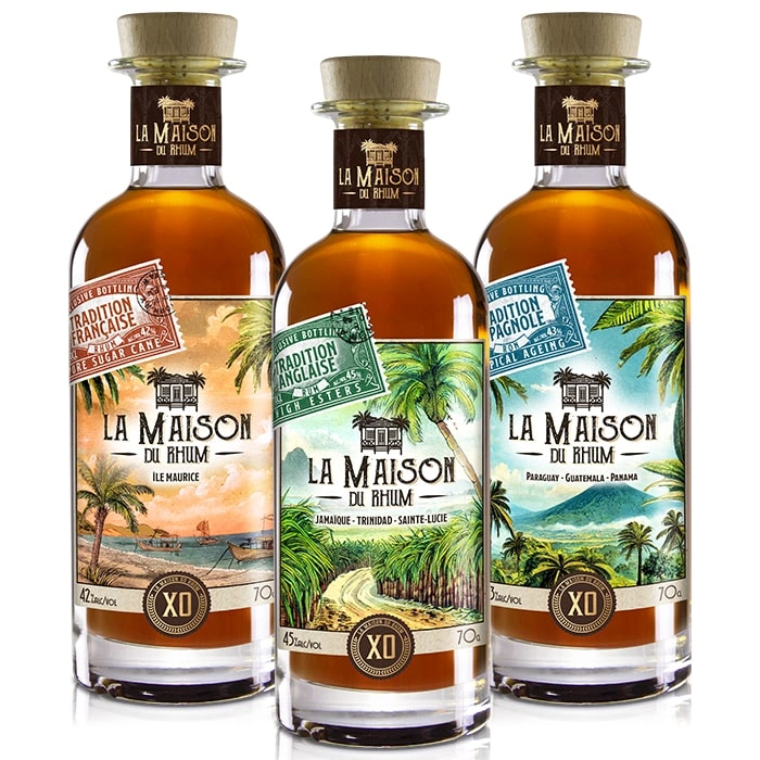 La Maison Du Rhum Tradition XO set 3 x 0,7 l