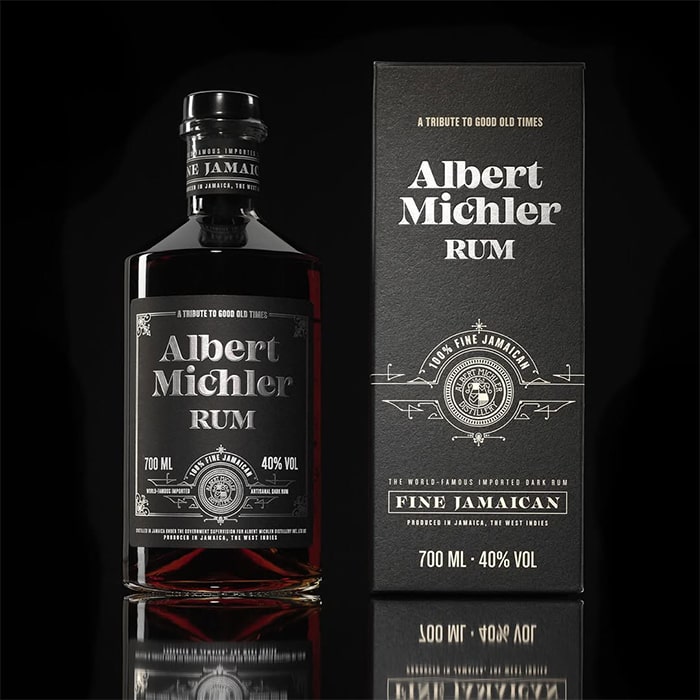 Albert Michler Rum Jamaica 0,7l 40% + dárková krabička