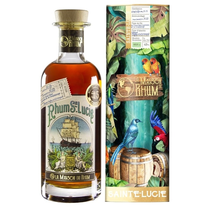 La Maison du Rhum Batch No.5 Santa Lucia 2013 0,7l 43% + dárková tuba