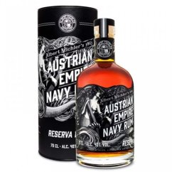 Austrian Empire Navy Rum Reserva 1863 0,7l 40% + dárková tuba