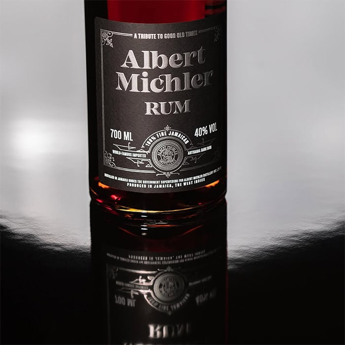 Albert Michler Rum Jamaica 0,7l 40% + dárková krabička