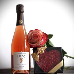 Champagne COSSY Rosé Brut 0,75l 12% + dárková krabička