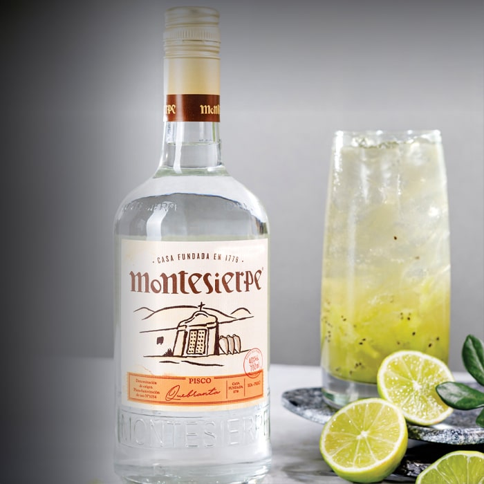 Pisco Montesierpe Quebranta Peru 0,7l 40%