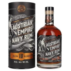 Austrian Empire Navy Rum solera 18 0,7l 40% + dárková tuba