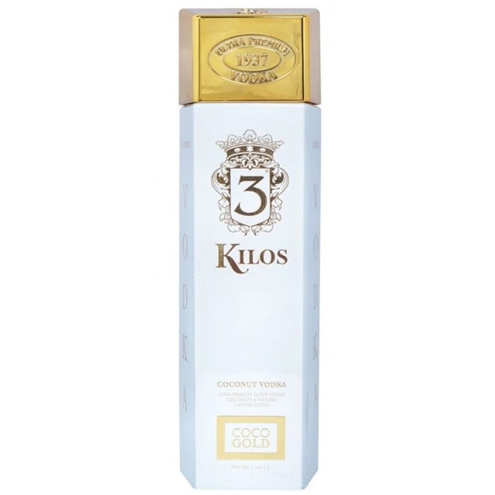 3 Kilos Coco Gold Vodka 1l 30%
