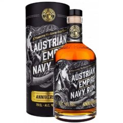 Austrian Empire Navy Rum Anniversary 0,7l 40% + dárková tuba